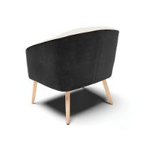 Cadeira Sala De Jantar Pé Palito Natural Kit 2 Stella Pto/linho D03 - D'rossi Cor Bege - 5