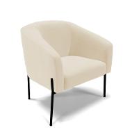 Cadeira Sala De Jantar Pé De Ferro Preto Kit 2 Stella Linho D03 - D'rossi Cor Bege - 2