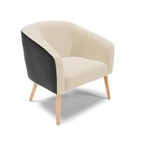 Cadeira Sala De Jantar Pé Palito Natural Stella Pto/linho D03 - D'rossi Cor Bege - 1