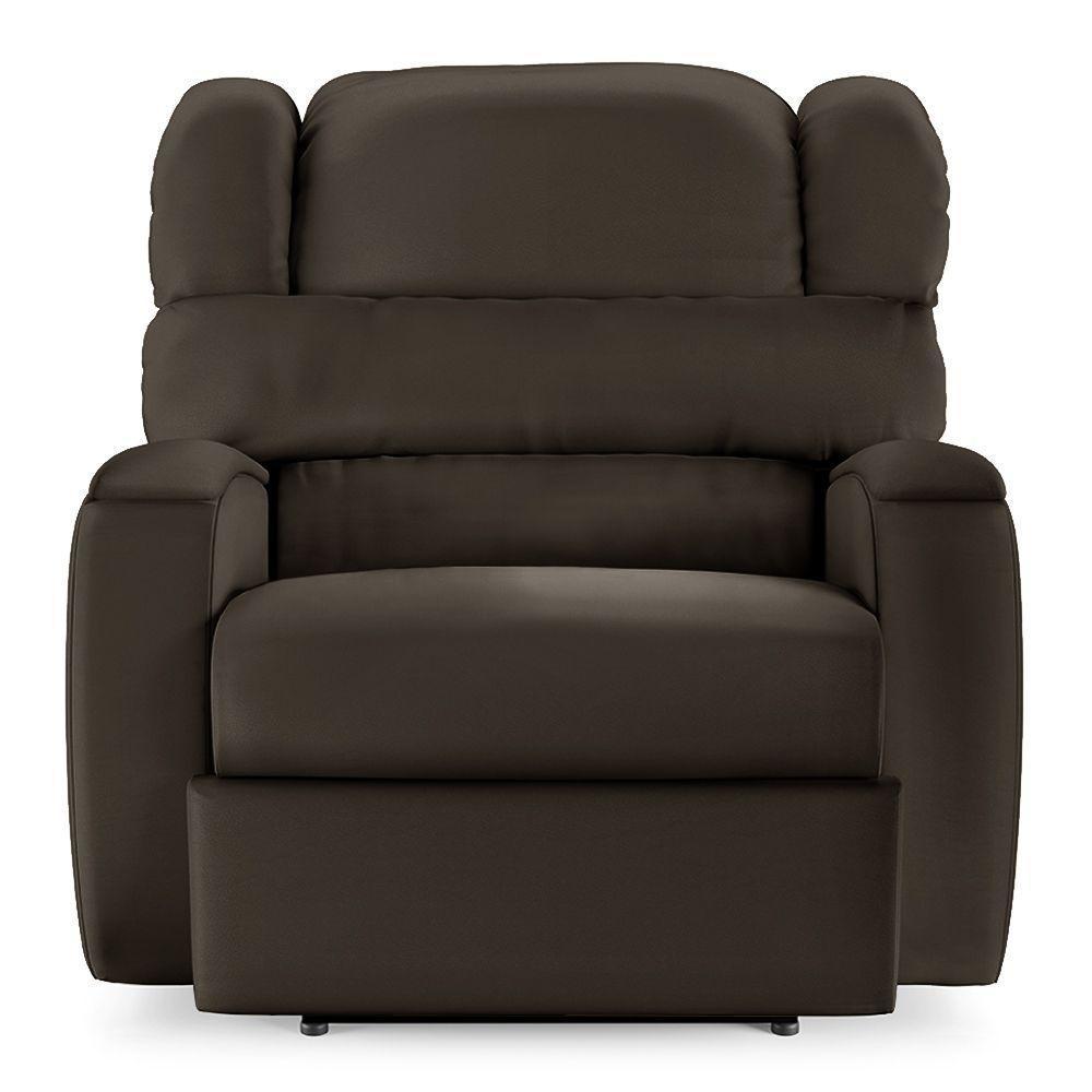 Poltrona Do Papai Reclinável Napoli Power Touch Pu Marrom Fh1 - 3