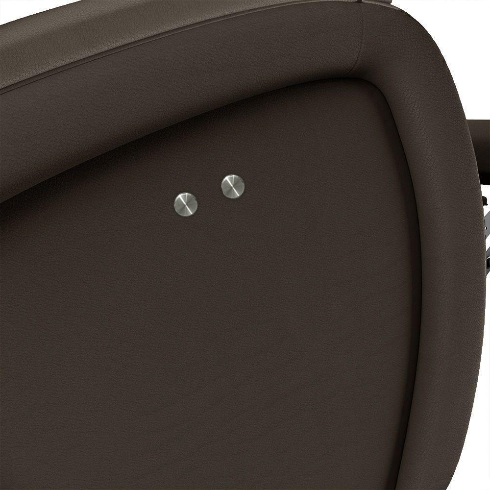 Poltrona Do Papai Reclinável Napoli Power Touch Pu Marrom Fh1 - 4