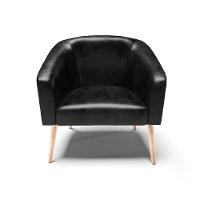 Cadeira Sala De Jantar Pé Palito Natural Stella Sintético Pu D03 - D'rossi Cor Preto - 3