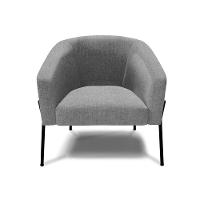 Cadeira Sala De Jantar Pé De Ferro Preto Kit 2 Stella Linho D03 - D'rossi Cor Grafite - 3