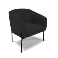 Cadeira Sala De Jantar Pé De Ferro Preto Kit 2 Stella Veludo D03 - D'rossi Cor Preto - 2