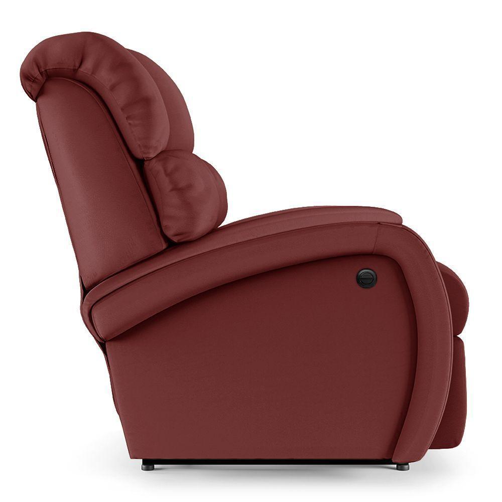 Poltrona Do Papai Reclinável Napoli Power Elétrica Pu Vermelho Fh1 - 3