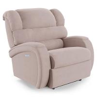 Poltrona Do Papai Reclinável Napoli Elétrica Botão Led Massagem Veludo Fh1 Rose - 1