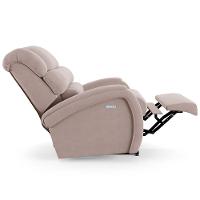 Poltrona Do Papai Reclinável Napoli Elétrica Botão Led Massagem Veludo Fh1 Rose - 2