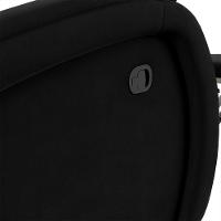 Poltrona Do Papai Reclinável Napoli Manual Gatilho Veludo Fh1 Preto - 5