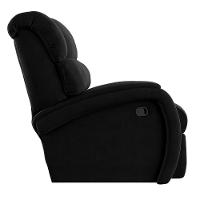 Poltrona Do Papai Reclinável Napoli Manual Gatilho Veludo Fh1 Preto - 7