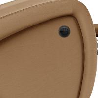 Poltrona Do Papai Reclinável Napoli Power Elétrica Massagem Pu Caramelo Fh1 - 8