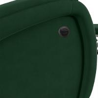 Poltrona Do Papai Reclinável Napoli Power Elétrica Massagem Veludo Verde Fh1