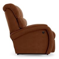 Poltrona Do Papai Reclinável Napoli Power Elétrica Massagem Veludo Terracota Fh1 - 3