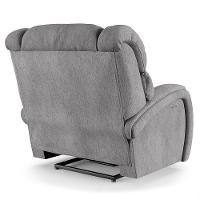 Poltrona Do Papai Reclinável Napoli Power Touch Linho Cinza Fh1 - 2