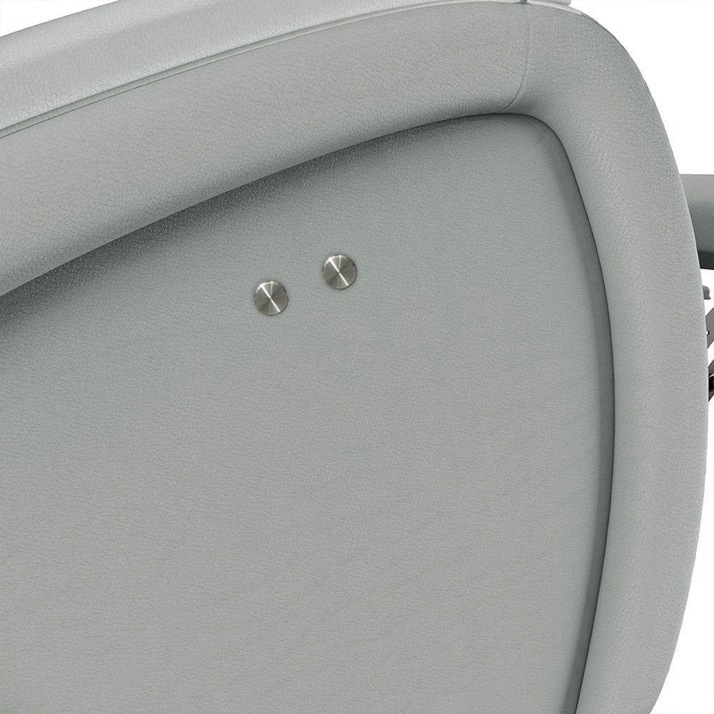 Poltrona Do Papai Reclinável Napoli Power Touch Pu Cinza Fh1 - 4