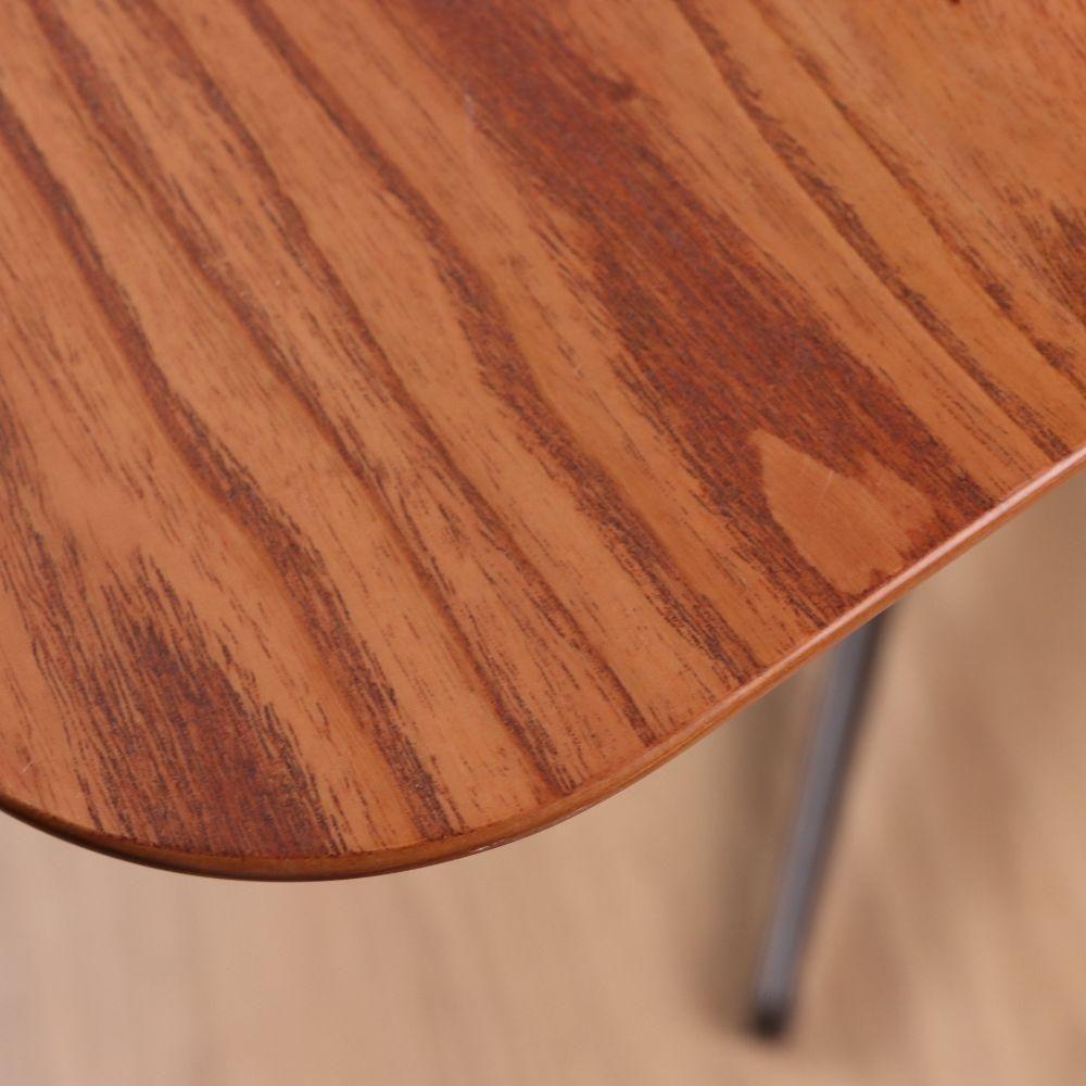 Conjunto Sala De Jantar Copa Castanho Com 4 Cadeiras Neat Linho Cinza Base Grafite - 7