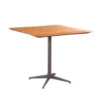 Conjunto Sala De Jantar Copa Castanho Com 4 Cadeiras Neat Linho Cinza Base Grafite - 8