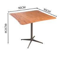 Conjunto Sala De Jantar Copa Castanho Com 4 Cadeiras Neat Linho Cinza Base Grafite - 10