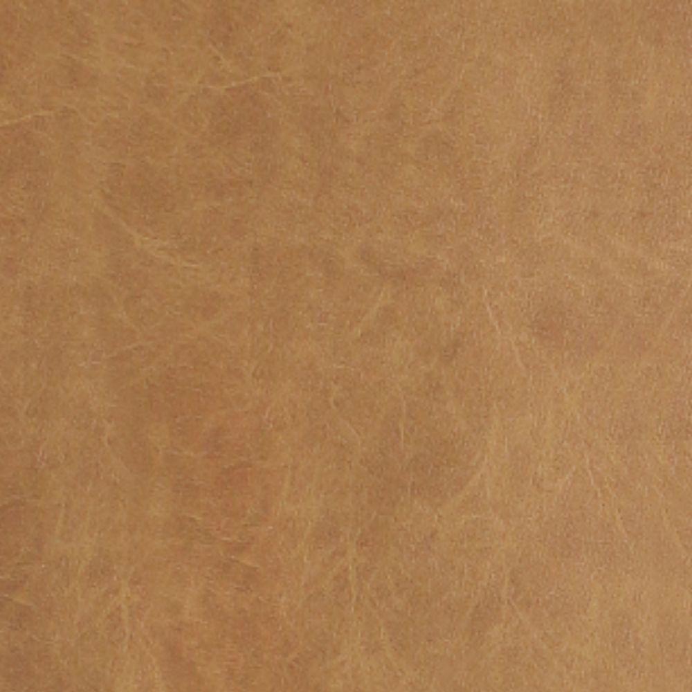 Puff Barcelona Decorativo Com Couro Caramelo E Base Madeira - 8