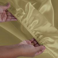 Jogo Cama Lençol Splendore Casal Padrão Cetim Charmousse Alto Brilho 4 Peças - Dourado - 5