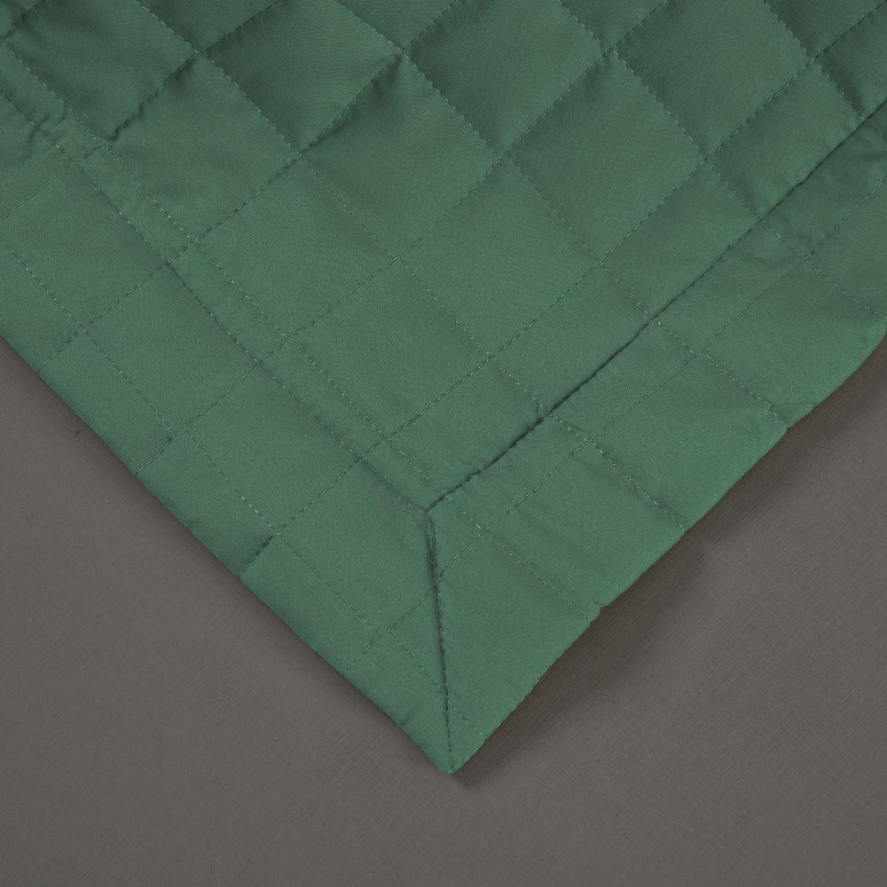 Kit Cobre Leito Colcha Bellini Queen Dupla Face Percal 300 Fios Textura Matelassê 3 Peças - Verde - 3