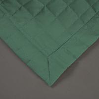 Kit Cobre Leito Colcha Bellini Casal Padrão Dupla Face Percal 300 Fios Textura Matelassê 3 Peças - Verde - 3