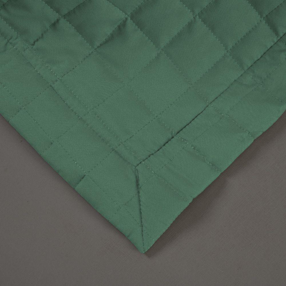 Kit Cobre Leito Colcha Bellini Solteiro Dupla Face Percal 300 Fios Textura Matelassê - Verde - 3