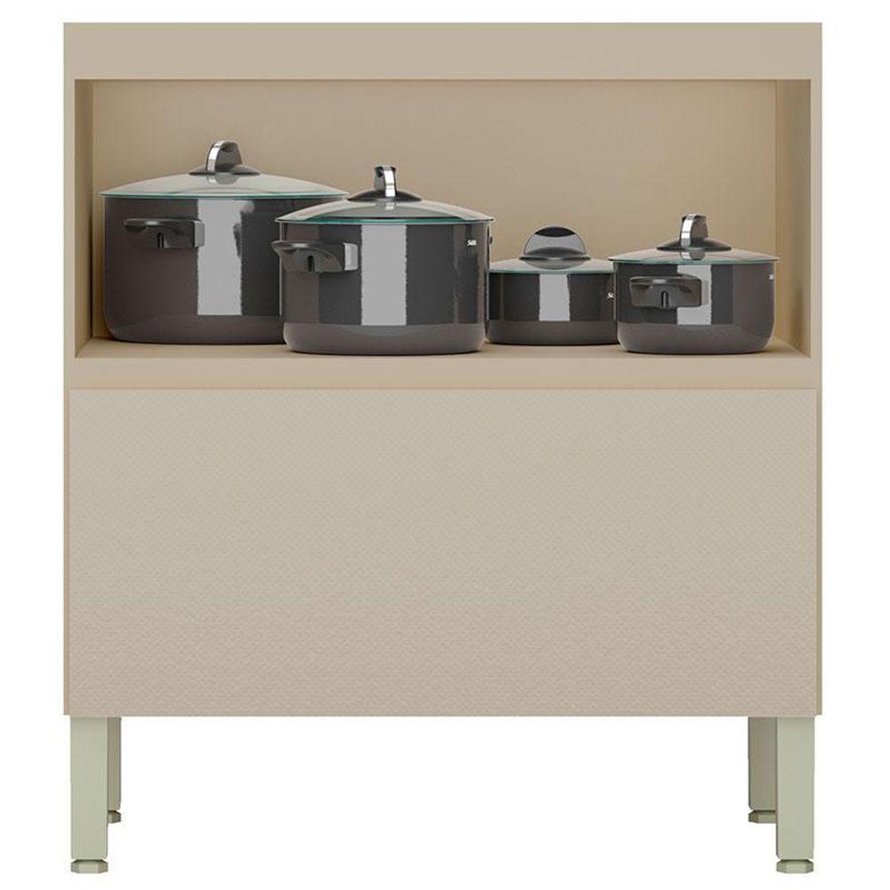 Balcão Para Pia Ambiente Art 80cm Vanilla - Kits Paraná - 1