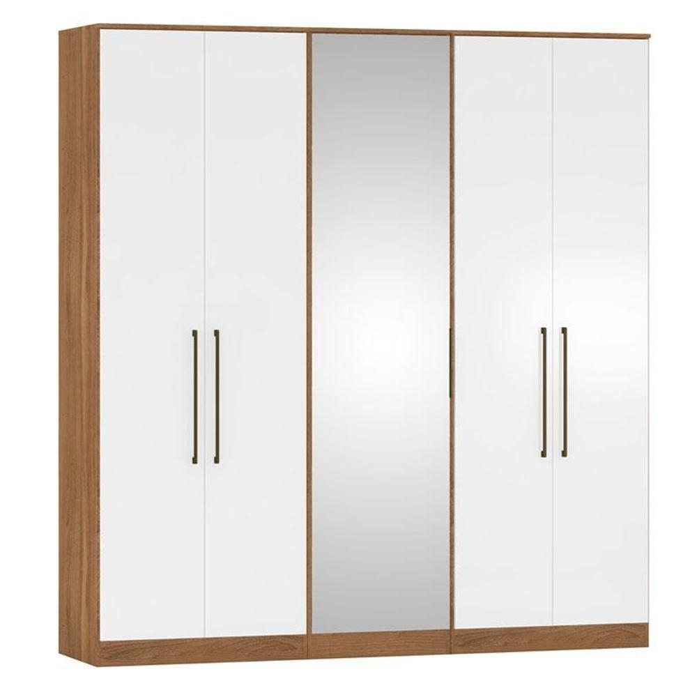 Quarto De Casal Irlanda Ambiente Composição 5 Amêndola Branco - Demartêz - 1