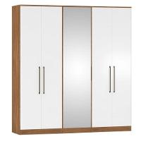 Quarto De Casal Irlanda Ambiente Composição 5 Amêndola Branco - Demartêz - 1