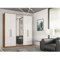 Quarto De Casal Irlanda Ambiente Composição 5 Amêndola Branco - Demartêz - 3