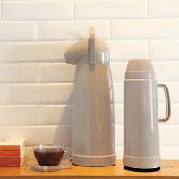 Garrafa Térmica 1 Litro Chá Café Gt Use Mor Bege