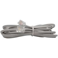 Cabo Rj11 Fio Telefonico 3 Metros Telefone Fixo Resistente Entensivel