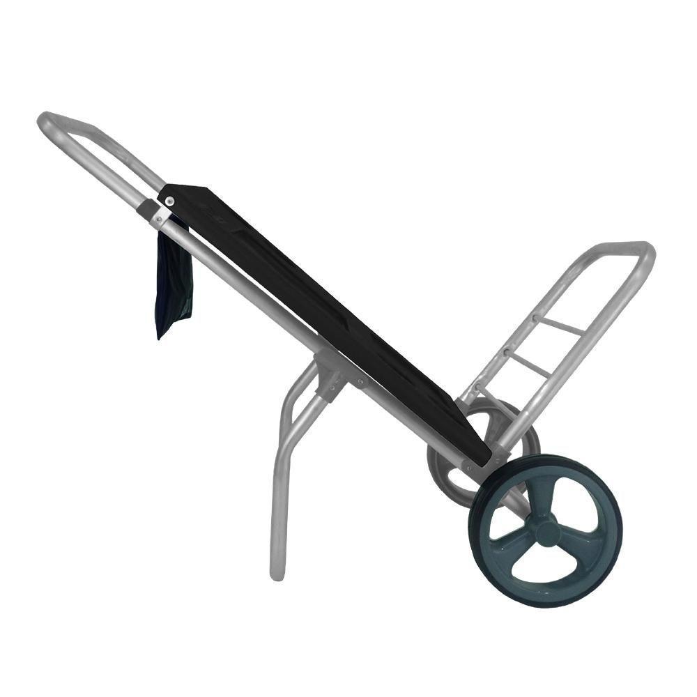 Carrinho De Praia Com Avanço Para Caixa Térmica Zaka Preto - 1