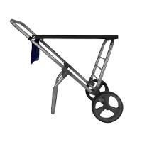 Carrinho De Praia Com Avanço Para Caixa Térmica Zaka Preto - 8