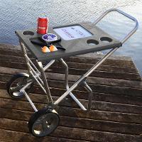 Carrinho De Praia Com Avanço Para Caixa Térmica Zaka Preto - 9