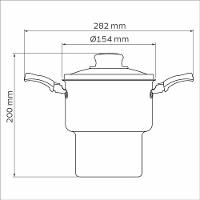 Cuscuzeira Antiaderente Turim 14cm Vermelha Tramontina - 3