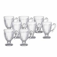 Jogo 8 Xícaras De Chá Cristal Renaissance 200ml Lyor - 1