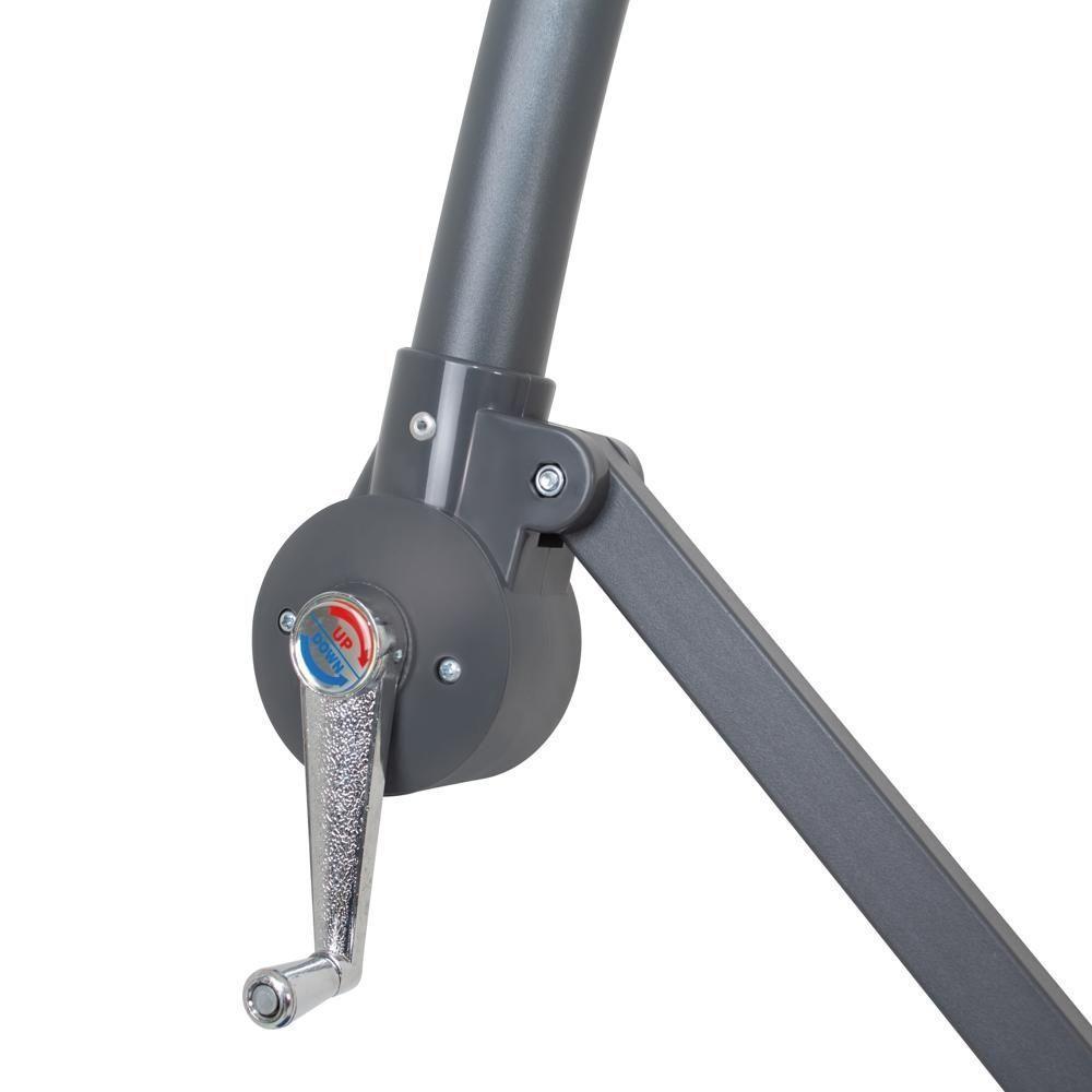 Ombrelone Guarda-sol Suspenso Com Base 3m Bora Bora Mor Bege - 6