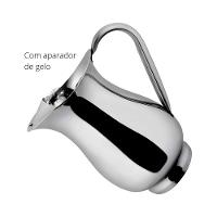 2 Jarras De Inox Para Servir água Suco Com Aparador De Gelo Emcasa Tem 1,5l - 5