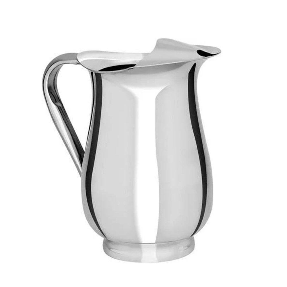 Jarra De Inox Para Servir água Suco Com Aparador De Gelo Em casa Tem 1,5l - 1