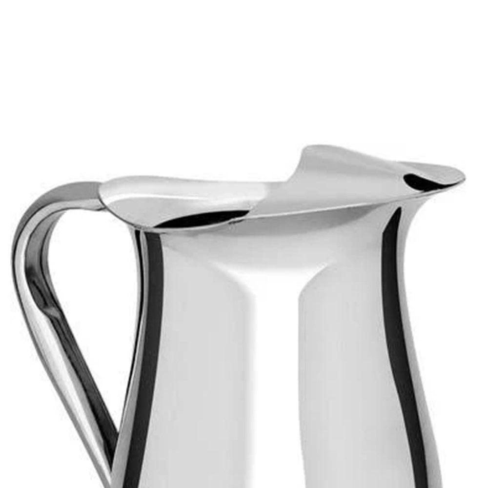 Jarra De Inox Para Servir água Suco Com Aparador De Gelo Em casa Tem 1,5l - 4