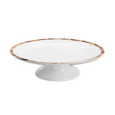 Porta Bolo Ou Torta Petite Four Bambu 20cm 1ª Linha Scalla