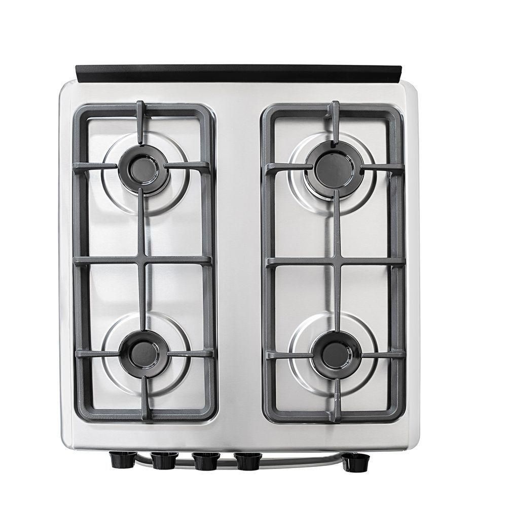 Fogão Select Suggar Prata Mesa Inox 4 Queimadores FGISL410PRIX Inox Bivolt - 4