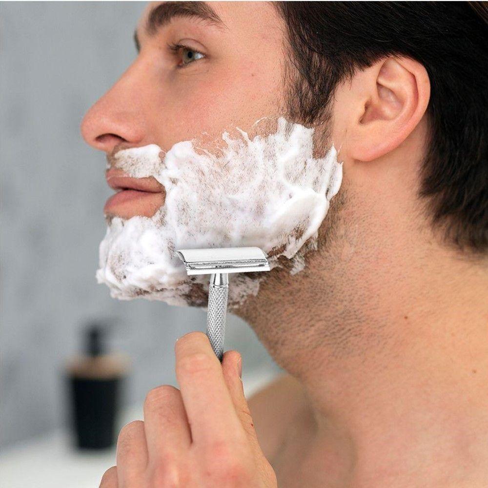 Kit 8 Lâminas De Barbear Aço Inoxidável Para Barbeador Navalha Super Duplo Fio Enox - 3