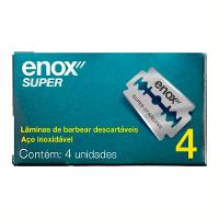 Kit 8 Lâminas De Barbear Aço Inoxidável Para Barbeador Navalha Super Duplo Fio Enox - 5