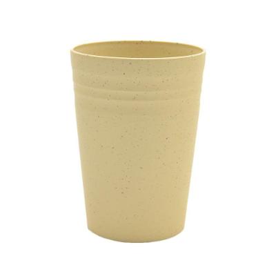 Copo Ecológico De Bambu E Pp Lines Amarelo 300ml Lyor