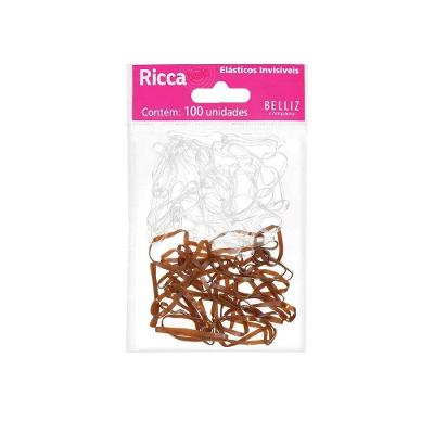 Elásticos Invisíveis Para Cabelo Ricca C- 100un