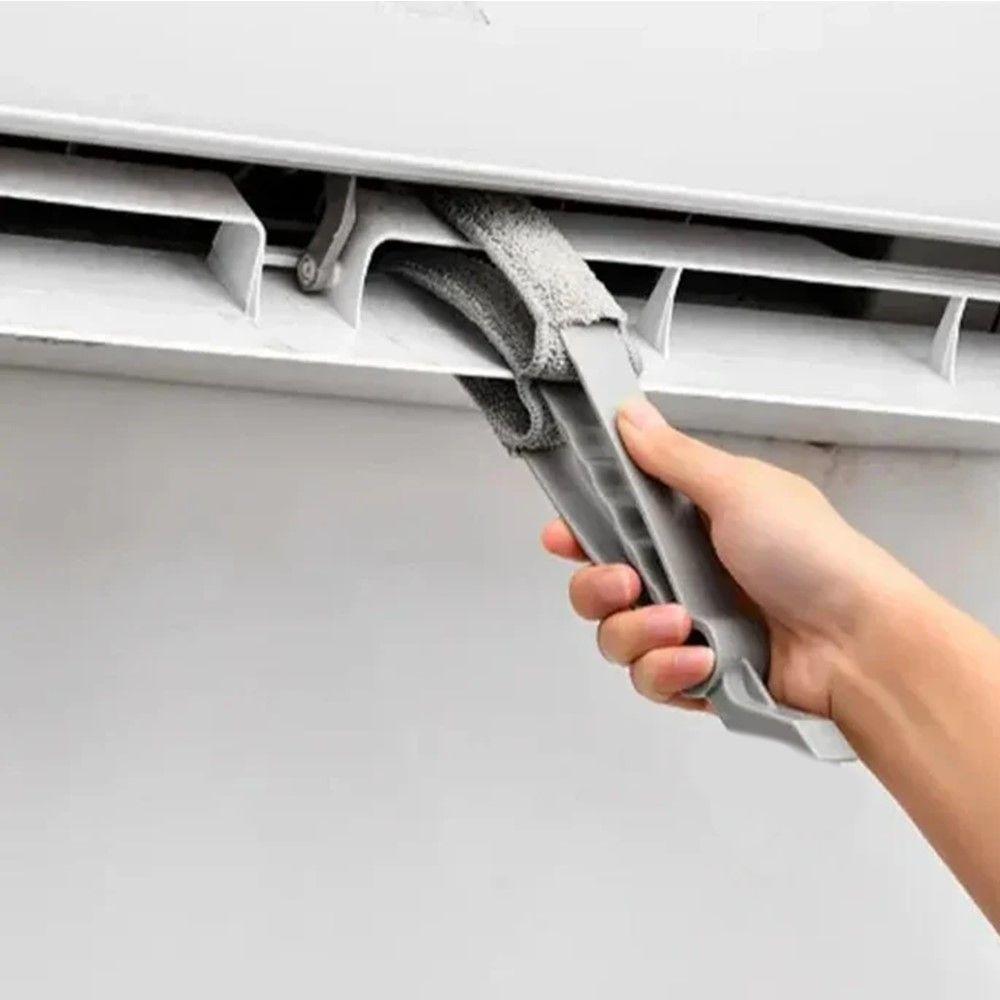 Escova Limpa Persianas Ar Condicionado Microfibra Com Refil Emcasa Tem 21x4cm - 4