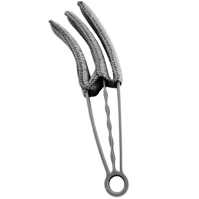 Escova Limpa Persianas Ar Condicionado Microfibra Com Refil Emcasa Tem 21x4cm