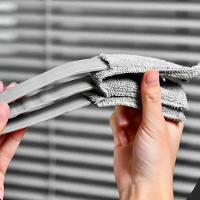 Escova Limpa Persianas Ar Condicionado Microfibra Com Refil Emcasa Tem 21x4cm - 5